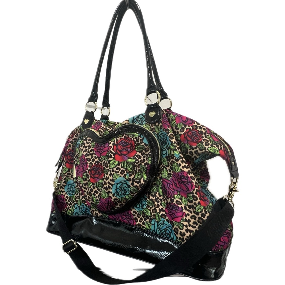 Betsey Johnson Weekend Duffle Bag Cheetah Animal